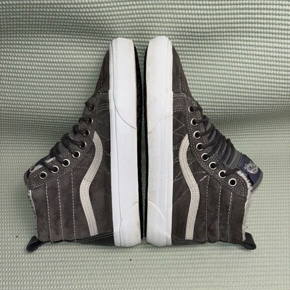Vans Sk8 Hi Mte Athletic Shoes Sneakers Womens Size 6.5 721454 Pewter White - Picture 6 of 9